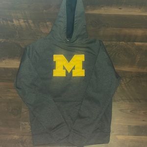 Grey mens Michigan State hoodie